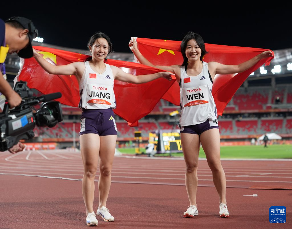 亚残运会｜田径——女子100米T37/T38决赛：中国选手包揽冠亚军